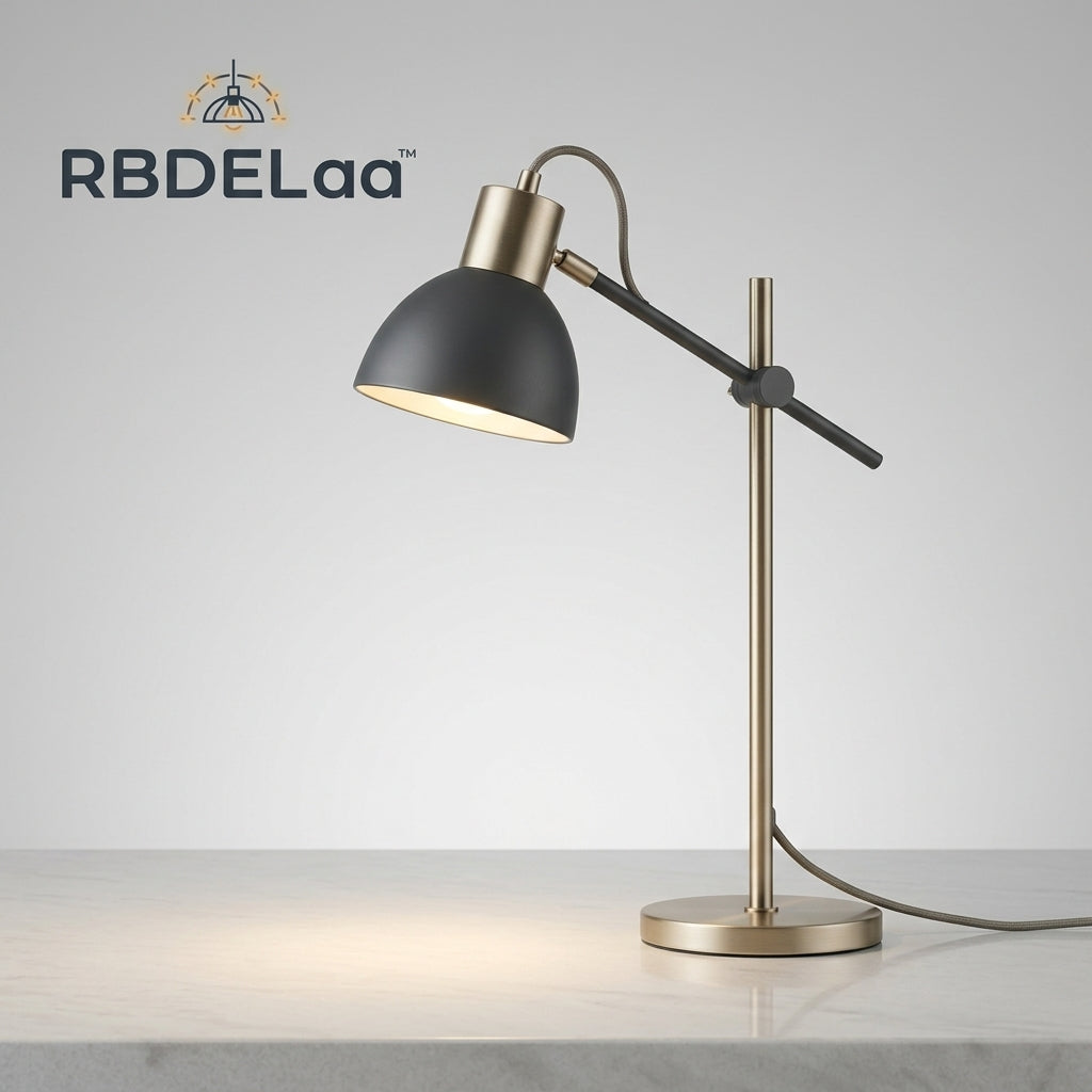 Rbdelaa™ Modern Adjustable Desk Lamp — Focused Light for Work, Study & Reading