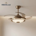 Rbdelaa™ Modern Ceiling Fan Light with Curved Blades — Lighting & Airflow in One Fixture