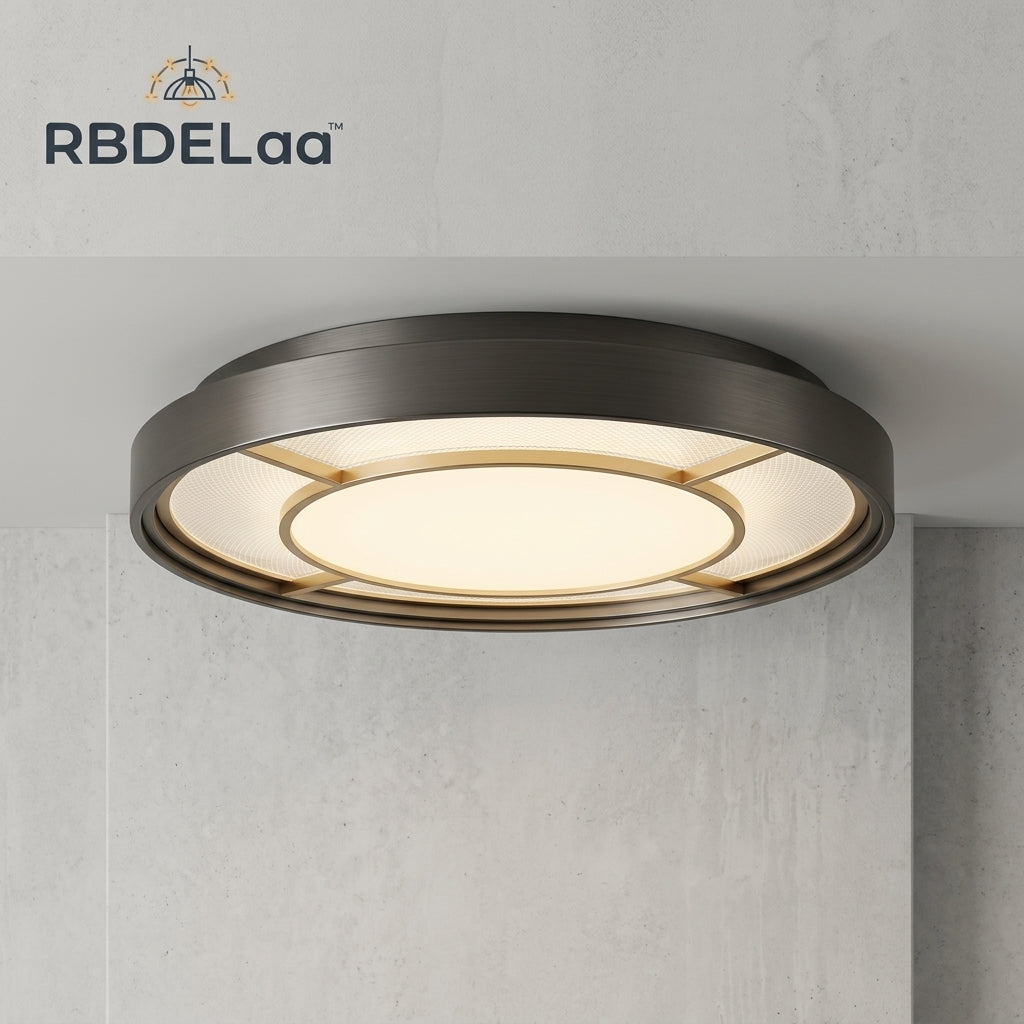 Rbdelaa™ HaloNest Ceiling Light — Low-Profile Indoor Lighting for Hallways & Bedrooms