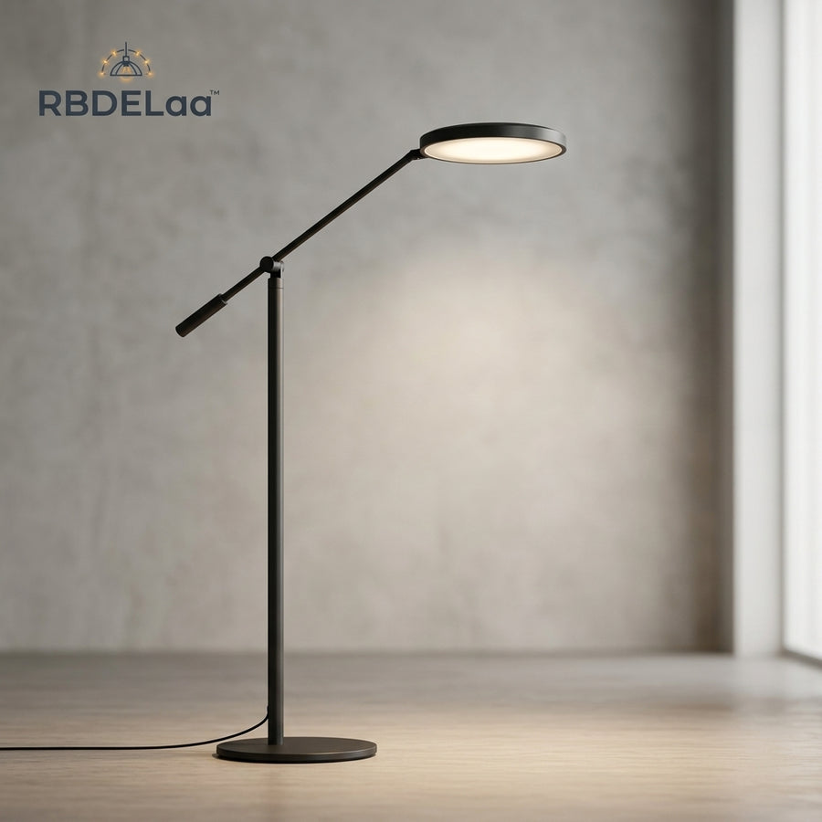 Rbdelaa™ QuietBeam Reading Floor Lamp — Slim Freestanding Light for Sofas, Beds & Corners